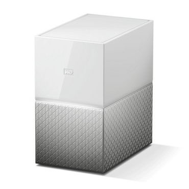WD (Western Digital) My Cloud Home Duo 4TB Externe HDD-Festplatte (USB-Anschluss für den schnellen Import von Fotos, Videos und Dokumenten aus USB-Flashspeichern und externen Festplatten)