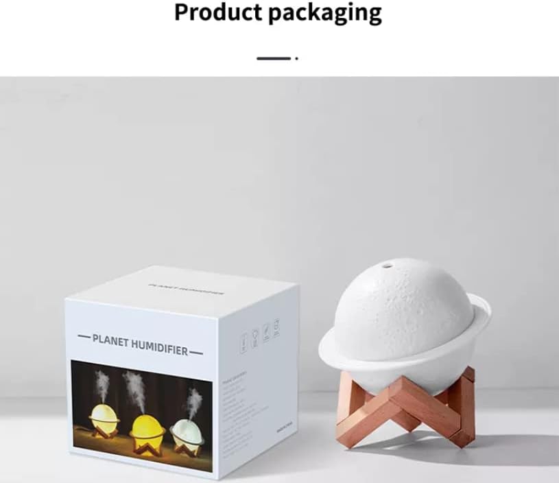 Planet Luftbefeuchter mit LED-Licht, Luftreiniger