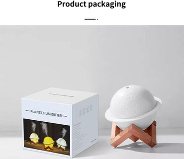 Planet Luftbefeuchter mit LED-Licht, Luftreiniger