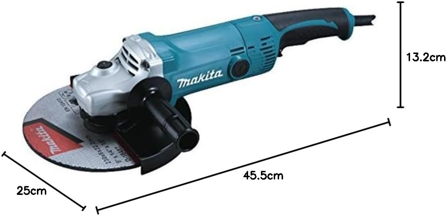 Makita GA9050R Winkelschleifer 230 mm, 2.000 W, Schwarz, Cyan, Silber GEBRAUCHT