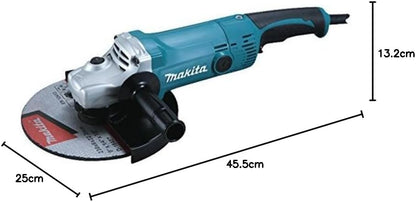 Makita GA9050R Winkelschleifer 230 mm, 2.000 W, Schwarz, Cyan, Silber GEBRAUCHT