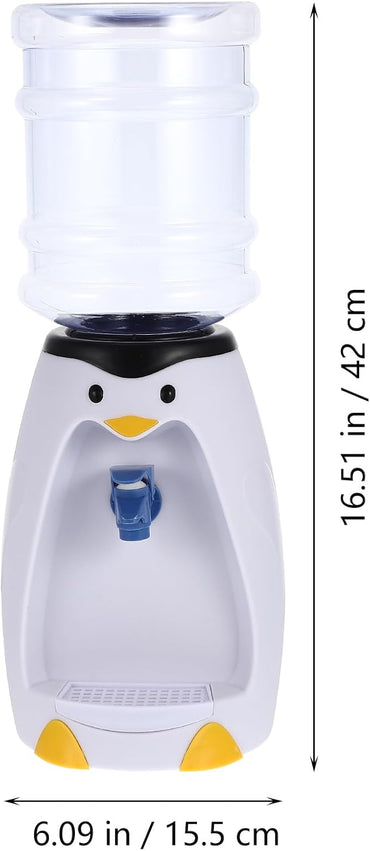 ABOOFAN 1Pcs Wasserspender Handwasserpumpe Mini-Trinkspender Wasserkocher Wasserkessel Wasserkühler for House Getränkeautomat in Pinguin-Design small Wasserflasche Büro