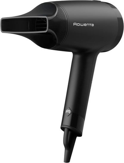 Rowenta CV1801 Express Style Haartrockner, 1900 Effiwatt, 2 Einstellungen, leistungsstark, Kaltlufttaste, 1,8 m Netzkabel, kompaktes und ultraleichtes Design, Schwarz