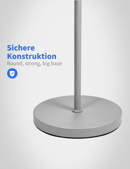 Anten Stehleuchte Dimmbar 30W LED-Deckenleuchte 5W verstellbar Leselampe Weiß