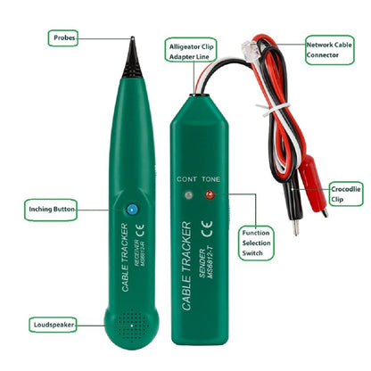 Kabel-Tracker für Kabeldetektor, multifunktionaler Kabeldetektor für Netzwerk-Kabeltester, Testschaltungstransit