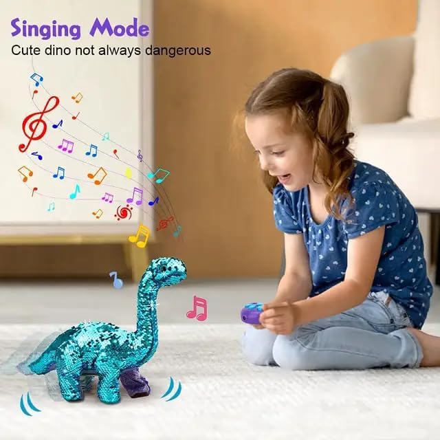 Jouets de dinosaures amusants, cadeaux pour les enfants de 3, 4, 5, 6, 7, 8, 9 ans, simulation de parole et de chant, rugissement Geräusche