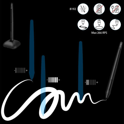 XP-PEN Deco 01 V2 Grafiktablett Zeichentablett Neigungsfunktion unterstützt Android 6.0 mit 8 Schnellzugriffstasten