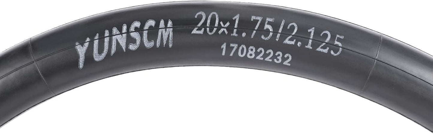 YunSCM 2Pcs 45/57-406 Verdickung 20 Zoll Schlauch 20x1,75/1,95/2,25 FV32mm Presta Ventil Kompatibel 20 Zoll Kinderfahrrad/Elektrofahrrad/Schlauch 20x1,75 20x1,95 20x2,0 20x2,10 20
