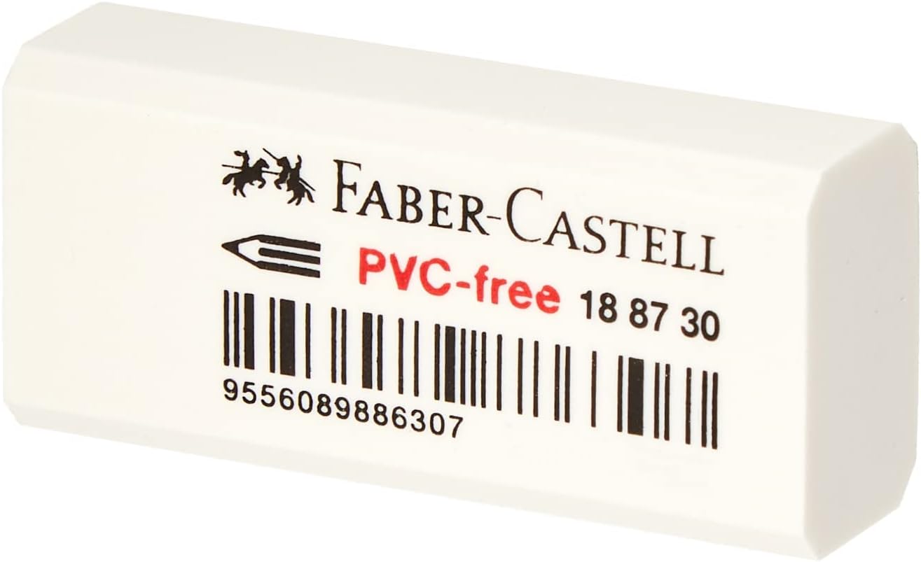 Faber-Castell Radierer Kunststoff 7086-30 188730 Gomme PVC Gratuit