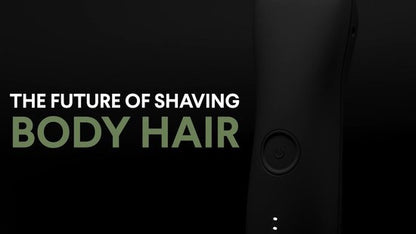 Meridian Körperhaartrimmer für Herren | Hoden Rasierer | Schamhaare, Achseln, Brust|wasserdicht | 90 Minuten Akkulaufzeit | Schwarz