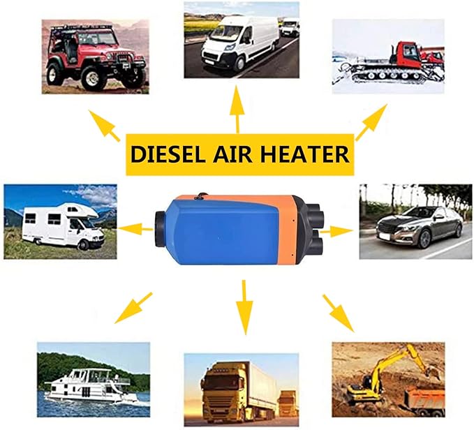 Chauffage à Air pour voiture Diesel, 5kw, 24V, LCD, PKW/LKW/bateau