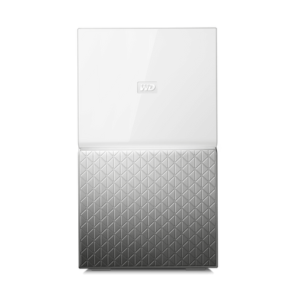 WD (Western Digital) My Cloud Home Duo 4TB Externe HDD-Festplatte (USB-Anschluss für den schnellen Import von Fotos, Videos und Dokumenten aus USB-Flashspeichern und externen Festplatten)