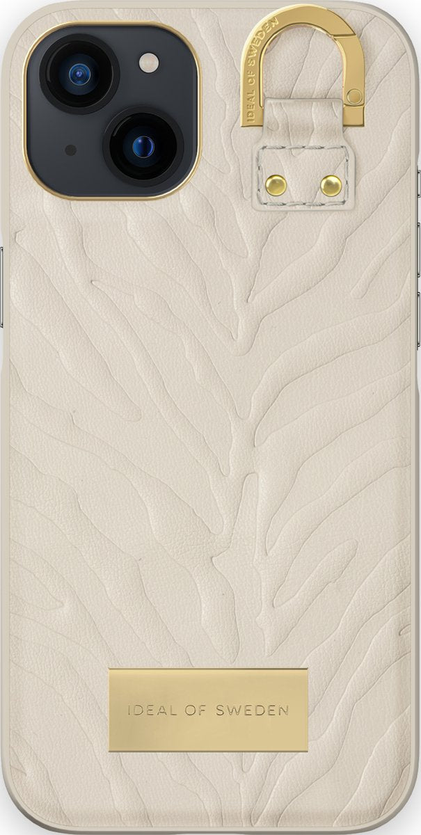 Coque iDeal Of Sweden Fashion Atelier pour iPhone 13, motif zèbre écru