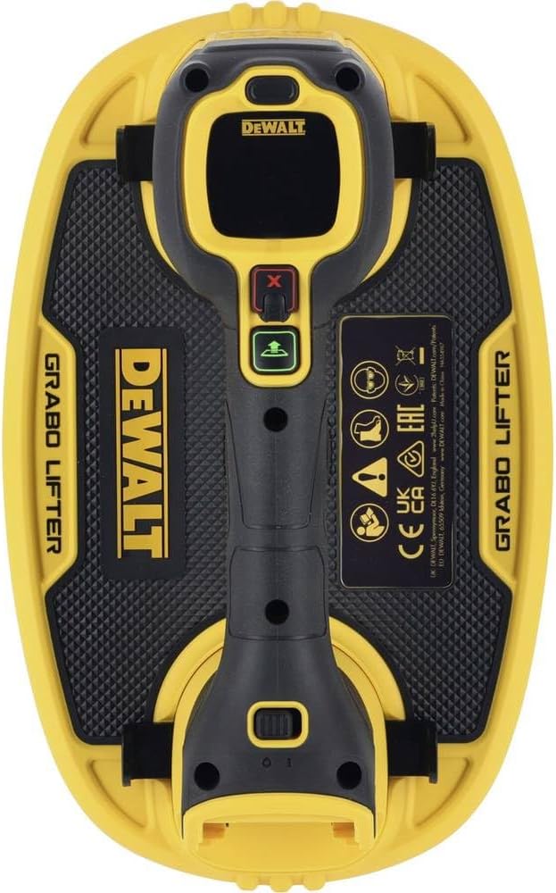 Dewalt Akku Saugheber DCE590N-XJ 18 Volt XR - Vakuumheber, ansaugen auf Knopfdruck mit digitalem Manometer, bis 120kg GEBRAUCHT