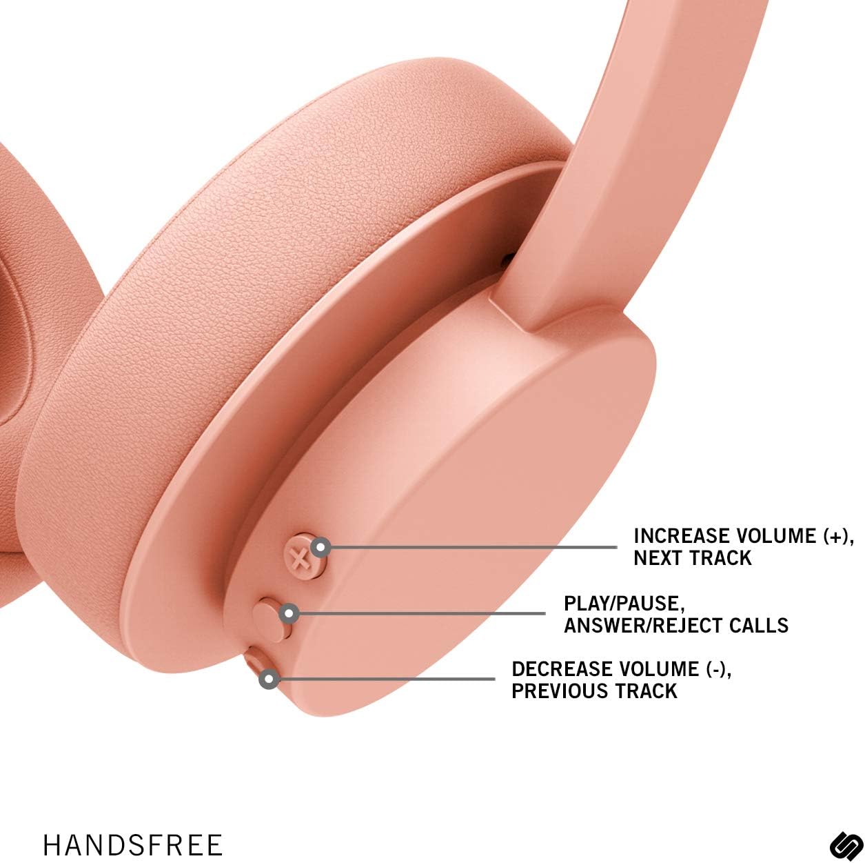 Urbanista Detroit Bluetooth On-Ear-Kopfhörer – Roségold