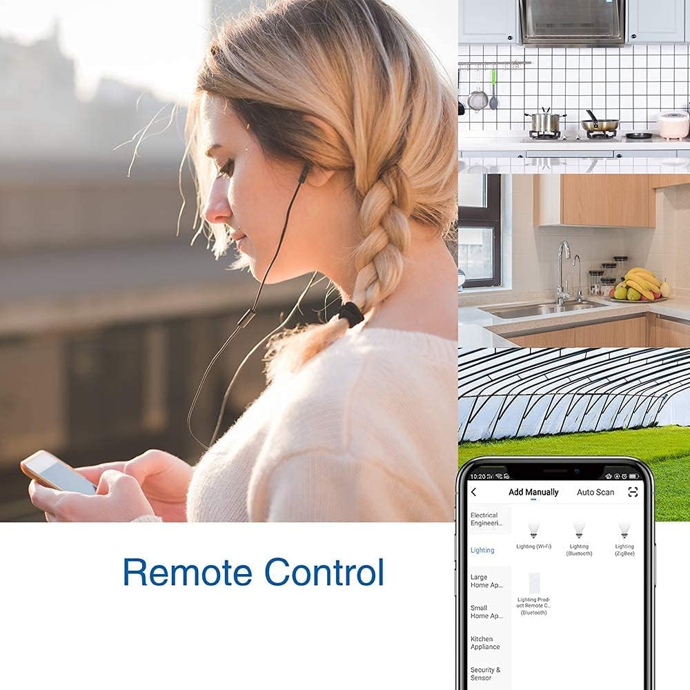 Owfeel WiFi & Bluetooth Smart Wasserventil, Abschaltung WiFi Steuerung Wasserventil Kompatibel mit Alexa, Google und Application Program iOS/Android