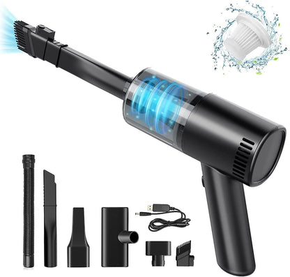 WHJC Cordless Handheld Vacuum Cleaner 9000Pa USB Rechargeable Portable Lightweight 4000mAh Wet and Dry Hand Vacuum for Car Home Kitchen Pet Hair