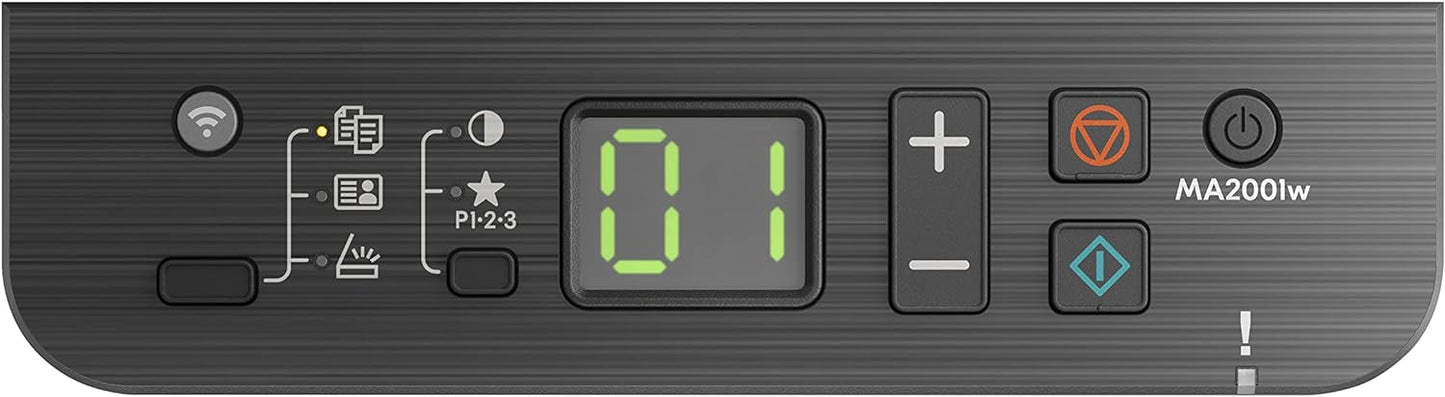 Imprimante laser multifonction Kyocera MA2001w WLan 3-en-1 Utilisé : Drucker Scanner Kopierer. 20 pages A4 par minute. USB 2.0, 1 200 ppp, fonction de numérisation non compatible avec Apple IOS