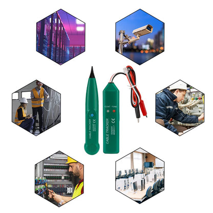 Kabel-Tracker für Kabeldetektor, multifunktionaler Kabeldetektor für Netzwerk-Kabeltester, Testschaltungstransit