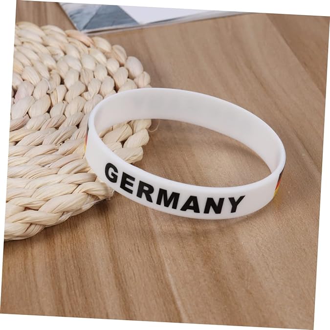 24x Deutschland silikon armbänder Kette Germany Souvenir Robuste Armband Mit Deutschland-flagge
