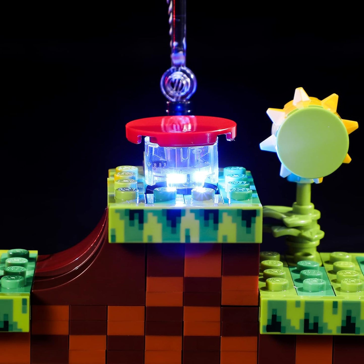 BRIKSMAX 21331 Led Beleuchtungsset für LEGO Sonic The Hedgehog-Green Hill Zone - Compatible with Lego Ideas Bausteinen Modell - Ohne Lego Set