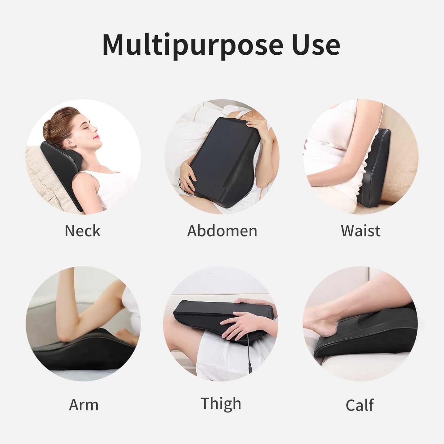 OMASSA Massagegerät, Nackenmassagegerät mit Wärme, Shiatsu-Massagegeräte, 3D-Knet-Rückenmassagegerät, Muskelschmerzlinderung für Nacken, Rücken, Beine, Geschenke für Männer, Frauen, Mama, Papa