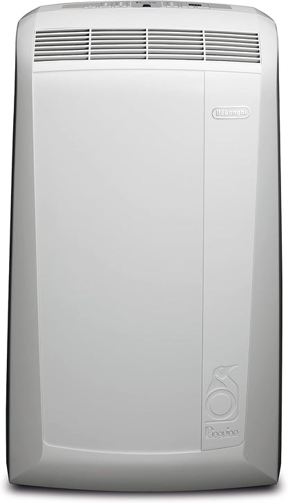 De'Longhi Pinguino PAC N82 ECO, Mobile Klimaanlage für Räume bis zu 80 m³, 9.400 BTU/h, 2,4 kW, 63 dB, Entfeuchtungsfunktion, Energieeffizienzklasse A, 12h-Timer, Weiß [Energieklasse A]