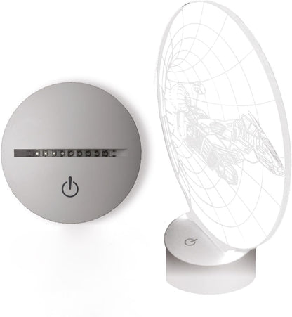 Spaceship lamp 3D, Optische Täuschung 3D-Raumschiff-Lampe
