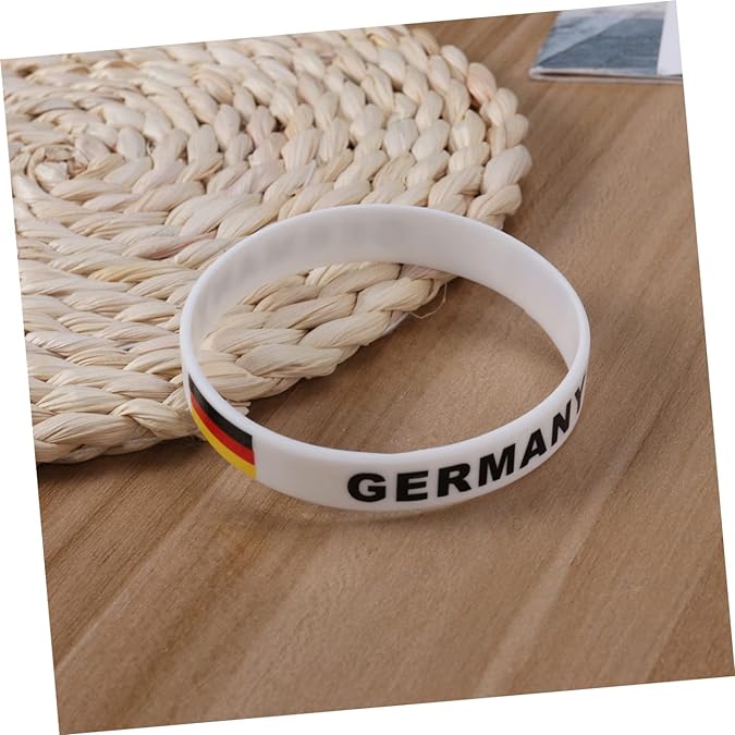 24x Deutschland silikon armbänder Kette Germany Souvenir Robuste Armband Mit Deutschland-flagge