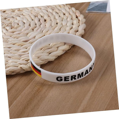24x Deutschland silikon armbänder Kette Germany Souvenir Robuste Armband Mit Deutschland-flagge