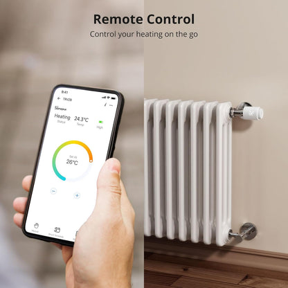 Thermostatique SONOFF ZigBee 3.0, 1 pièce, reconnaissance de fenêtre, compatible avec Alexa/Google Home, hub Zigbee requis