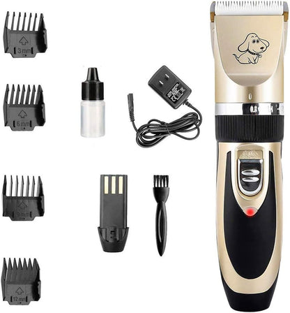 Professionelle Tierhaarschneider  Hunde- und Katzenschermaschine, Schnelllade-Perserkatzenschermaschine, leise, wiederaufladbare, kabellose Haustierschermaschine für langes, dickes, kurzes Haar