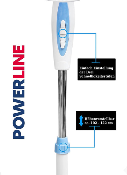 PowerLine Standventilator SkyBlue 40 cm