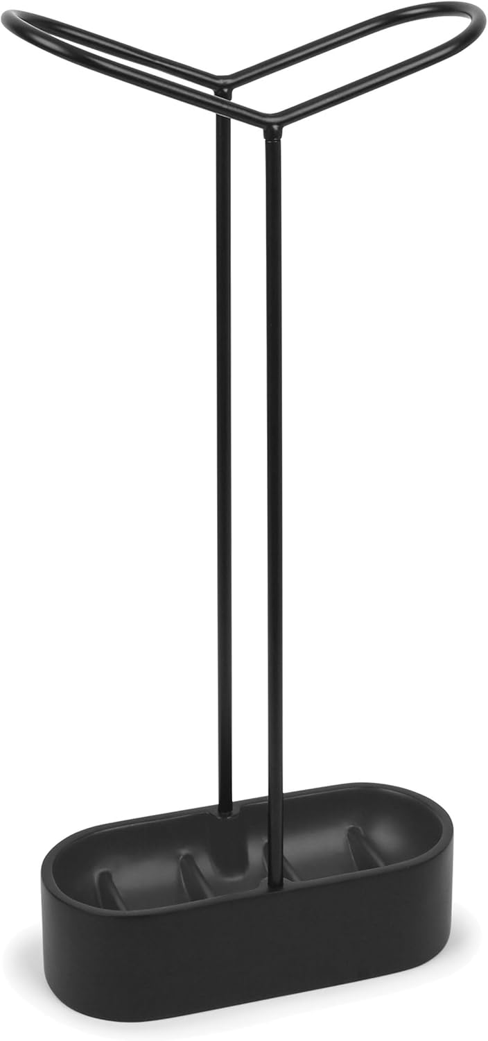 Umbra Holdit Schirmständer, Metall, Schwarz, 24 x 10 x 52 cm