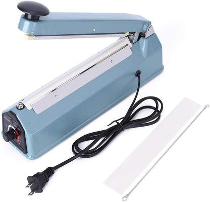 PFS-300 Manual Heißsiegelmaschine, 270 W Impulse Handsiegelgerät, Heißsiegelmaschine, 12-Zoll-Impulseschweißgerät für Kunststoffverpackungsbeutel (US-Stecker 110 V)