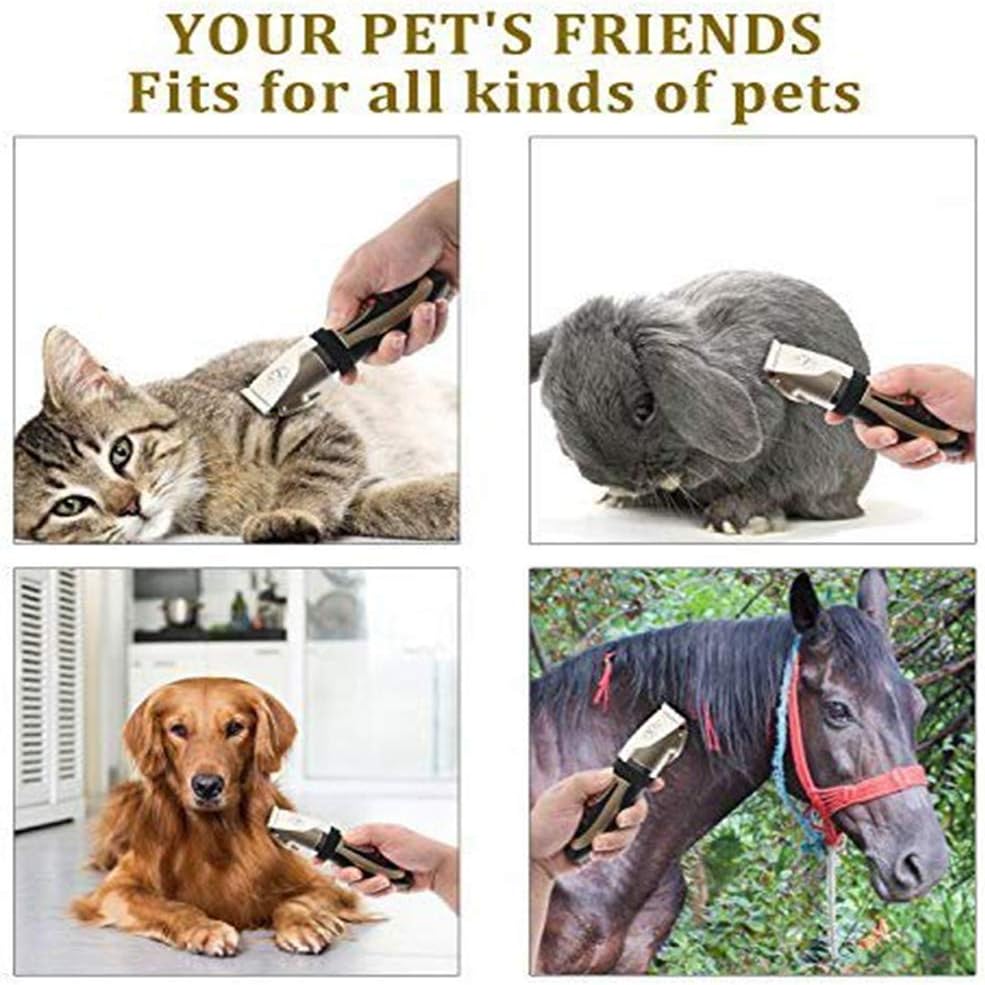 Professionelle Tierhaarschneider  Hunde- und Katzenschermaschine, Schnelllade-Perserkatzenschermaschine, leise, wiederaufladbare, kabellose Haustierschermaschine für langes, dickes, kurzes Haar