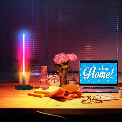 LED Stehlampe Dimmbar mit Fernbedienung, 2800LM 20W Stehleuchte Farbwechsel Lichtsaeule RGB Farbtemperaturen und Helligkeit Stufenlos Dimmbar für Wohnzimmer Schlafzimmer [Energieklasse F]