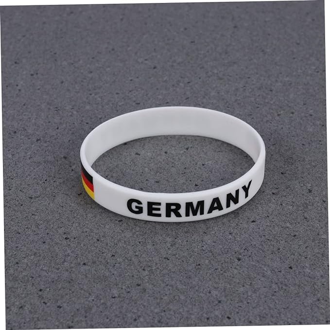 24x Deutschland silikon armbänder Kette Germany Souvenir Robuste Armband Mit Deutschland-flagge