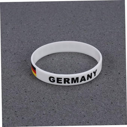 24x Deutschland silikon armbänder Kette Germany Souvenir Robuste Armband Mit Deutschland-flagge