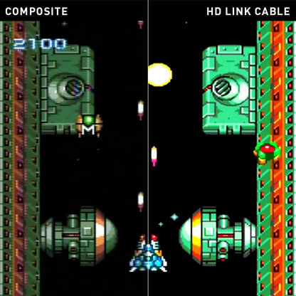 HD-Link-Kabel für TurboGrafx-16 und PC Engine – HDMI-Kabel, kompatibel mit allen modernen Fernsehern, natives RGB-Signal, Original-Seitenverhältnis 4:3