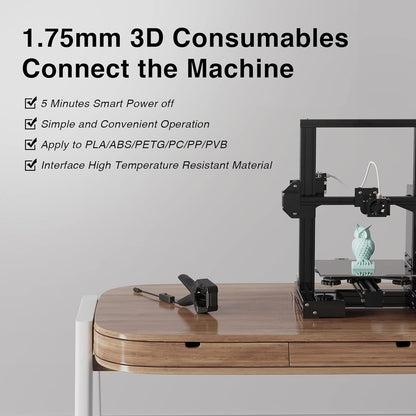Tseriact 1.75 mm Filamentanschluss, 3D-Filament, der Anschluss, 3D-Filamentschweißanschluss, einfache Bedienung, gebrochenes 3D-Filament for alle Arten von PLA/ABS/PETG/PC/PP/PVB/Hip-Material