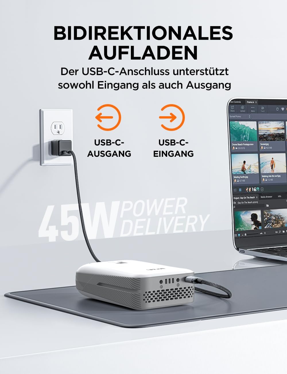 Litheli Akku 20V 4.0AH 20000 Milliampere Lithium-Ionen-Akku, geeignet für alle Litheli Geräte, mit LED-Anzeige, zur Stromversorgung intelligenter Geräte.