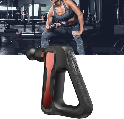 Percussion Muskelmassagegerät, 32 Vibrationsmodi, reduziert Schmerzen, 8 Köpfe, Muskelmassagegerät, geräuscharm, LCD-Display für Beine (rot)