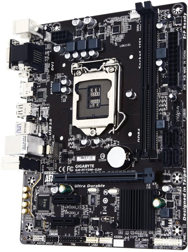 Gigabyte GA-H110M-S2H - extrem langlebige Motherboards