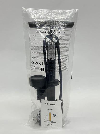 CLOLOP Fahrradpumpe Standpumpe Digitales Manometer Ballpumpe mit Presta- und Schrader-Ventilen für Fahrradreifen Sportbälle Luftballons Schwimmringe usw.