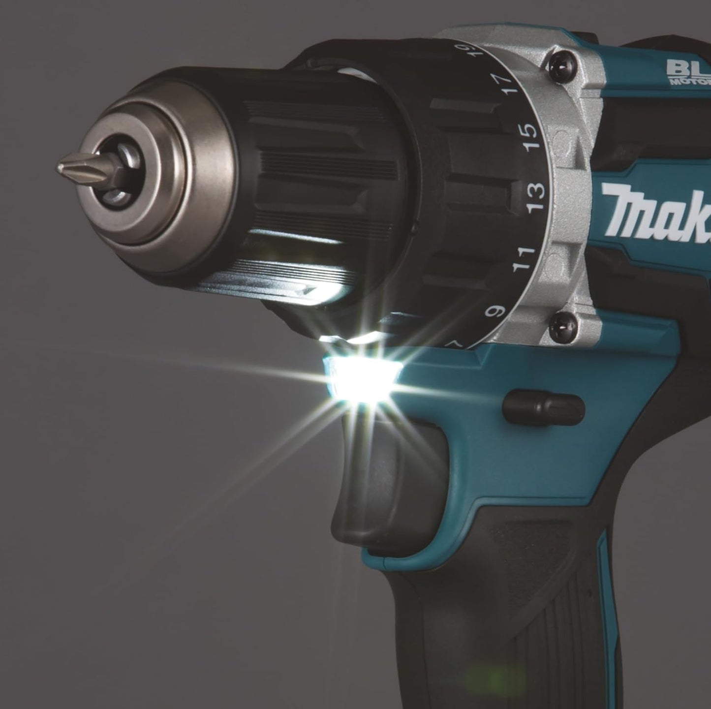 Makita DDF484 Akku Bohrschrauber 18 V (ohne Akku, ohne Ladegerät), Blau, Silber