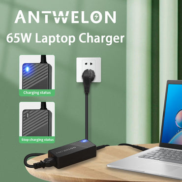 ANTWELON 65W Laptop Netzteil Ladekabel 18,5V 3,5A für HP Pavilion G4 G6 G7 M6, Compaq Presario CQ56 CQ57 CQ60, Envy M7 M6, EliteBook 840 850 G1 G2, Probook 430 440 G1 G2 AC 7,4*5,0mm