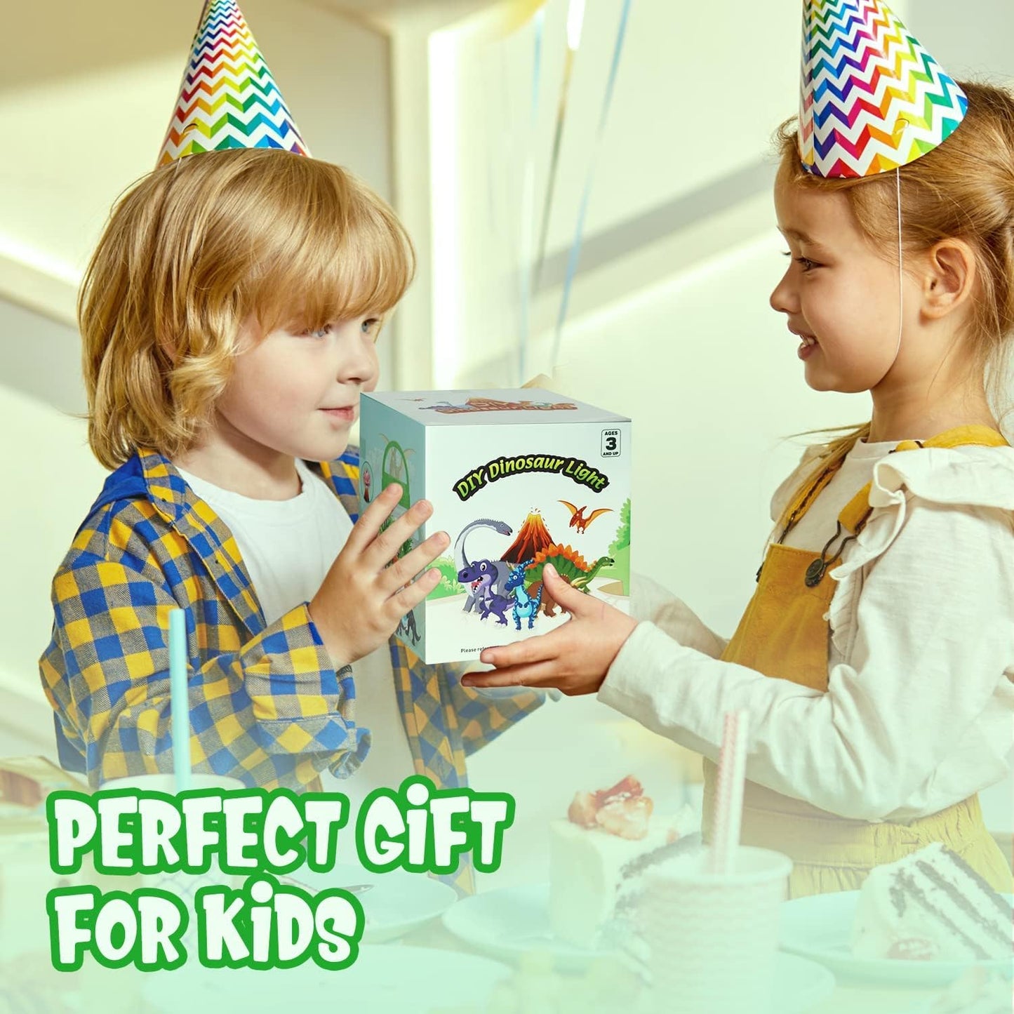 SLDALES DIY Dinosaurier-Nachtlicht