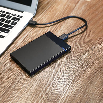 UGREEN US221 SATA Externes Lafwerksgehäuse HDD 2.5 Zoll USB 3.0 + USB-C sur USB-C 3.1 (Noir)