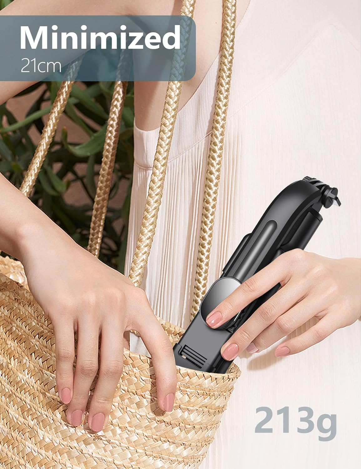 Selfie-Stick-Stativ mit 2 Fülllichtern, extra langes 45-Zoll-Stativ mit abnehmbarer Fernbedienung, kompatibel mit iPhone, Samsung, Smartphones